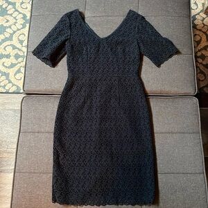 Boden Teal Blue Lace Dress - Size 4R